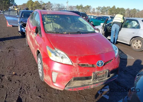 2013 Toyota Prius Two from USA, damaged, VIN JTDKN3DUXD5571884